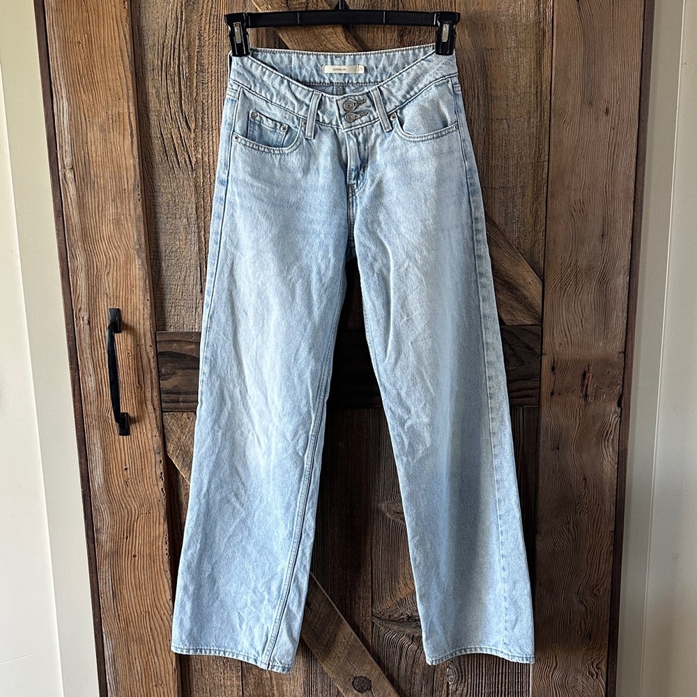 Levi's Women's Straight Leg Jeans in Light Blue